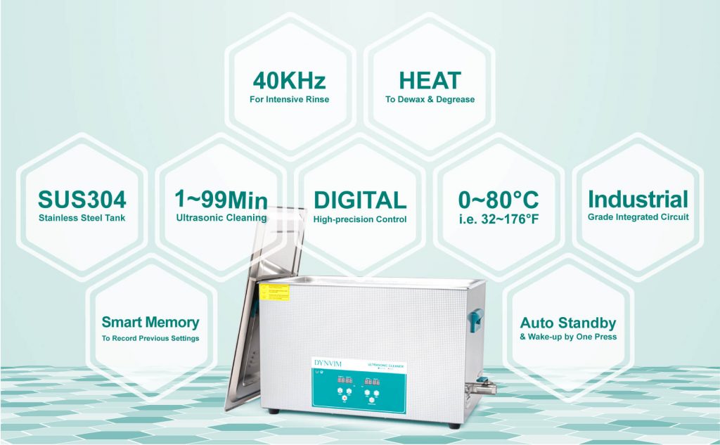 30L Ultrasonic Carburetor Cleaner DYNVIM Ultrasonic Cleaner