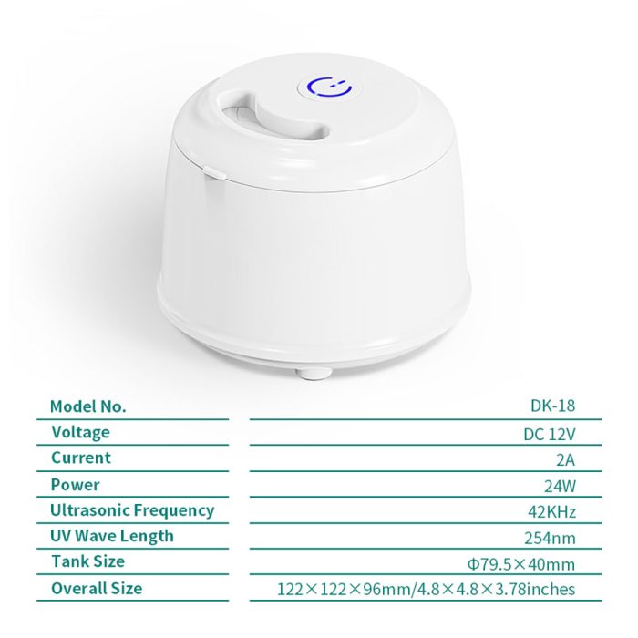 200ml UV Ultrasonic Denture Cleaner DV018 - Image 6