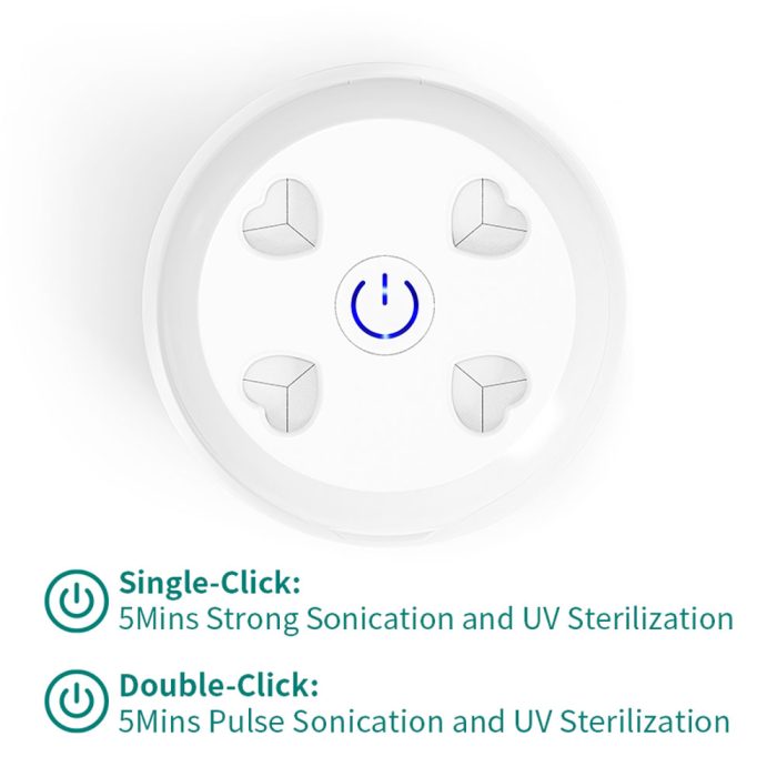 300ml UV Ultrasonic Denture Cleaner DV019 - Image 3